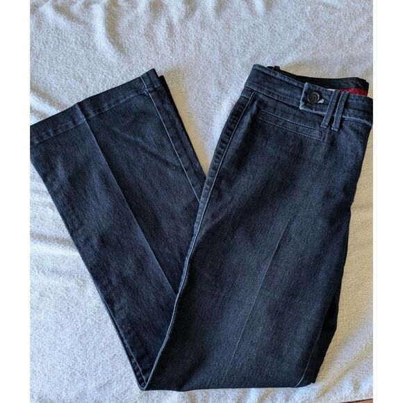 Banana Republic Blue Denim Trouser Y2K Dark Wash Jeans  Sz 28/6R - Picture 7 of 11